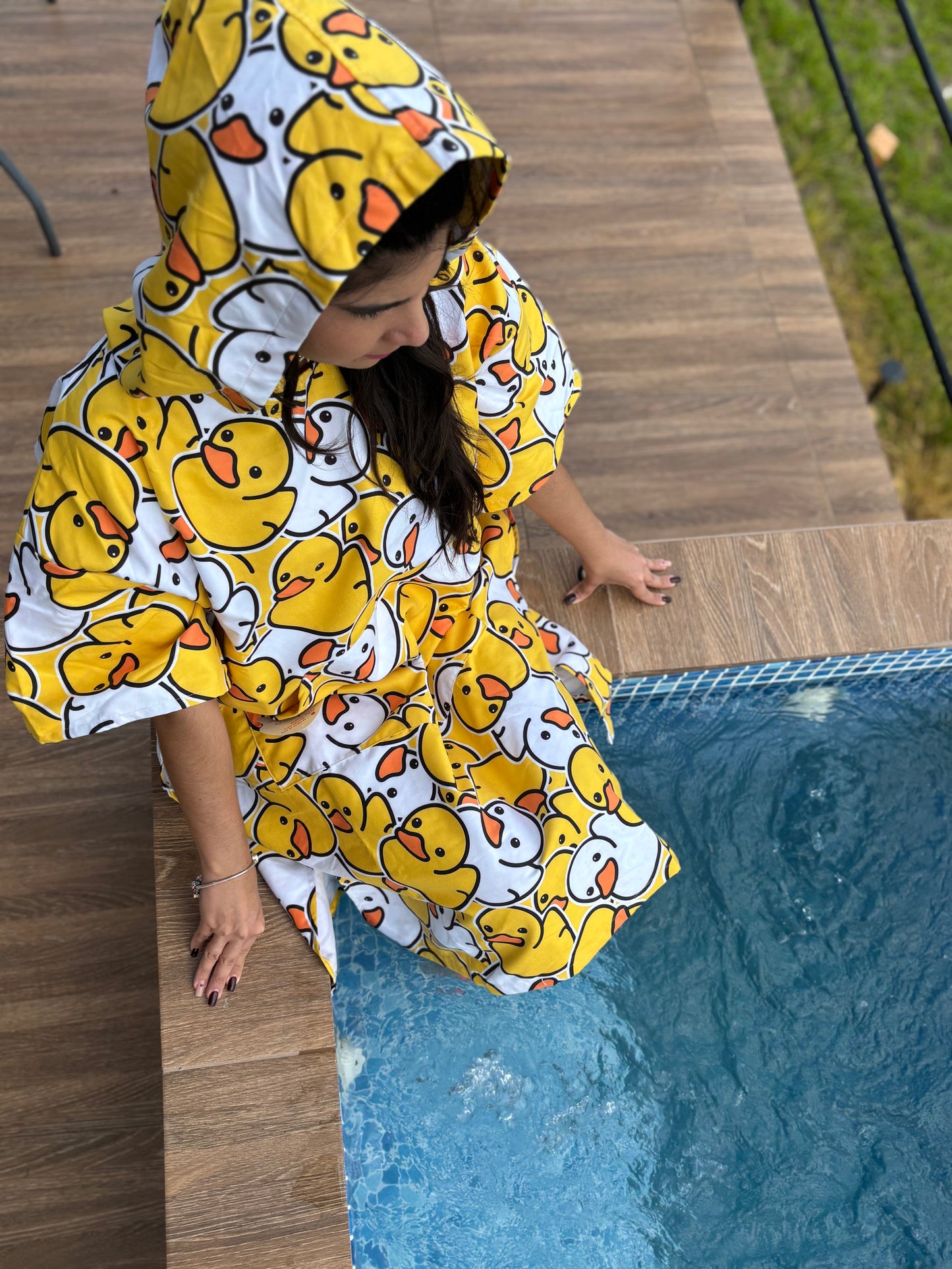 Capa Toalla Adulto Pato de Hule