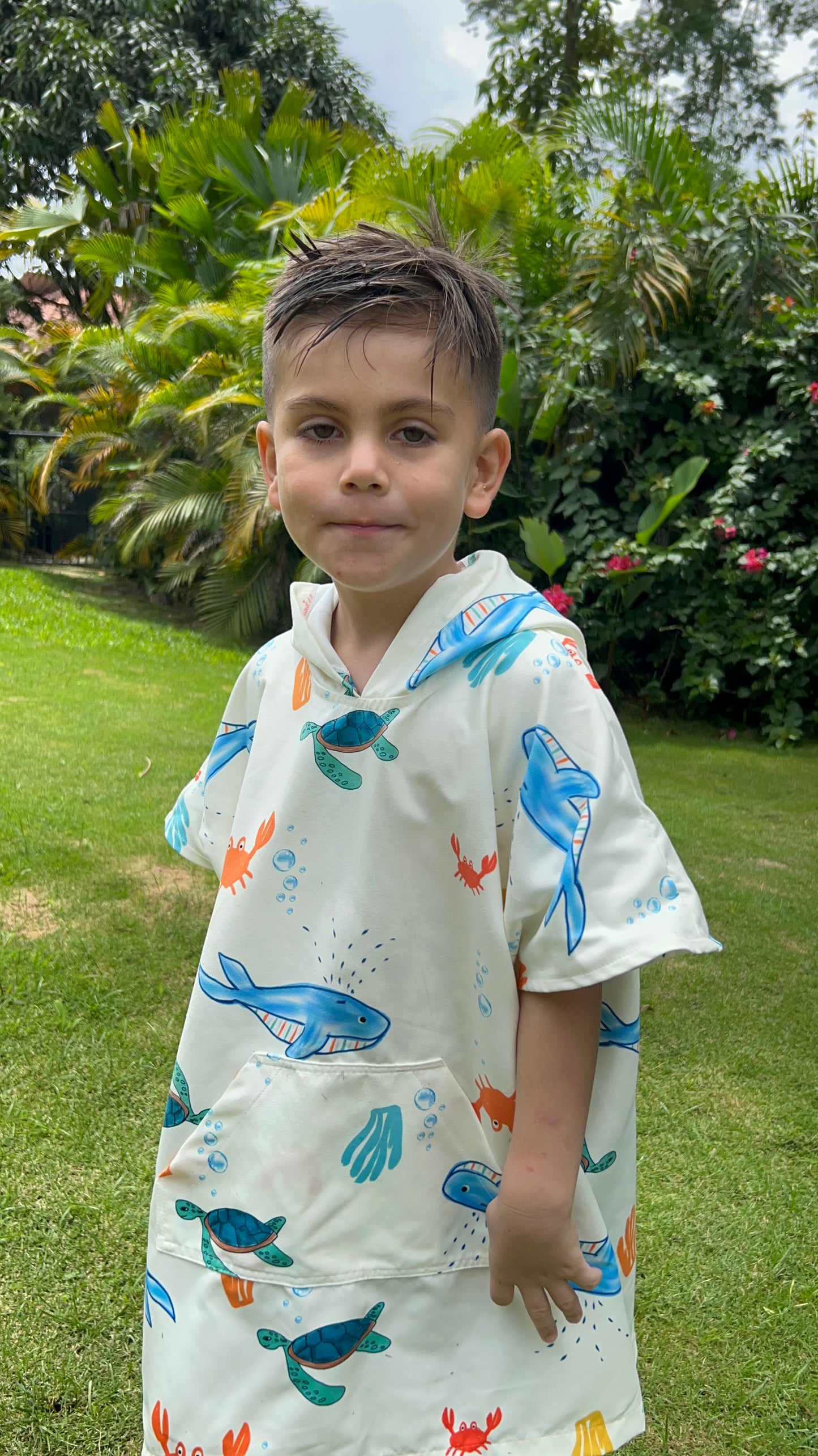 Capa Toalla Mundo Marino