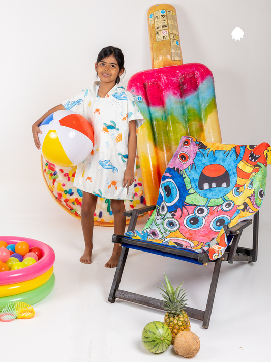 Capa Toalla Mundo Marino