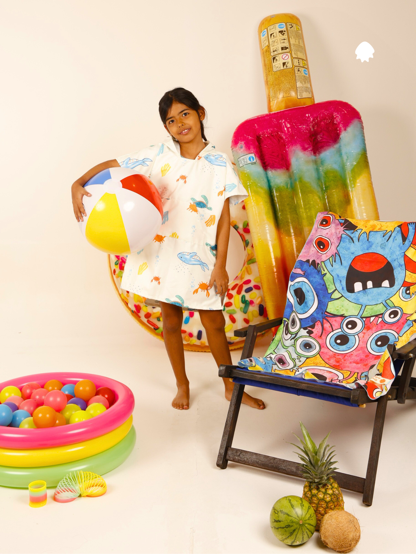 Capa Toalla Mundo Marino