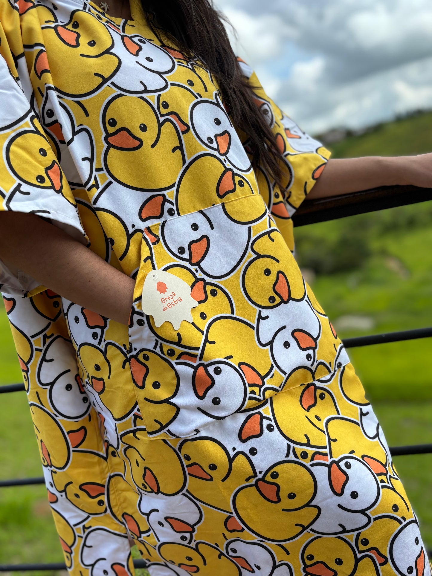 Capa Toalla Pato de Hule Adulto